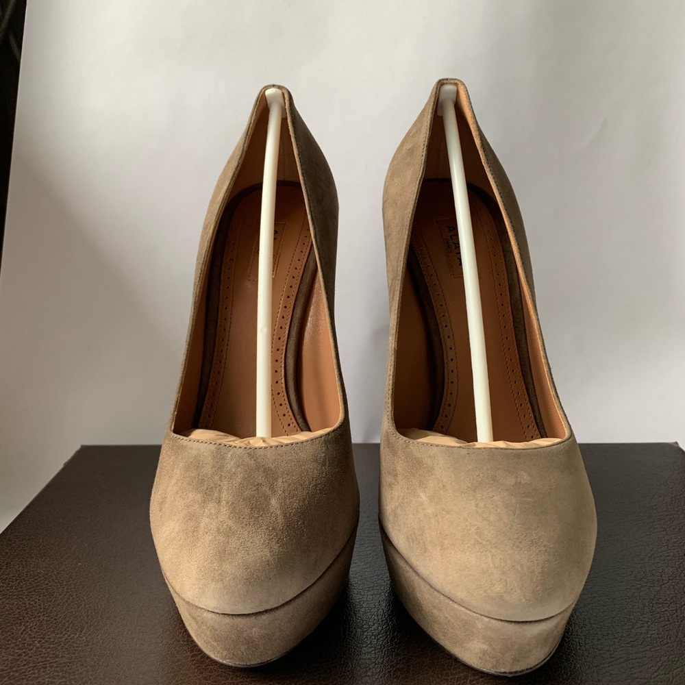 ALAIA suede platform pumps. brand new 38 - Picture 3 of 8